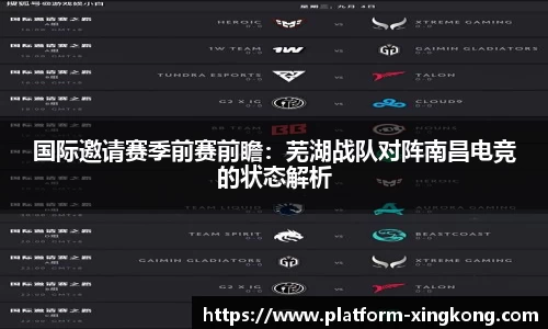 国际邀请赛季前赛前瞻：芜湖战队对阵南昌电竞的状态解析
